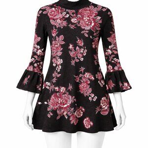 Style & Co Women’s Floral Knit Dress – Size Small